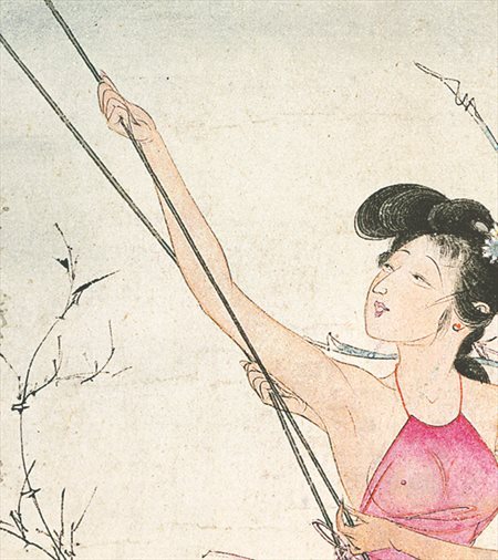 广州-胡也佛的仕女画和最知名的金瓶梅秘戏图